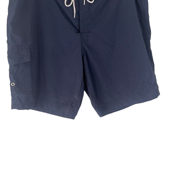 J. Crew Men's Size 34 Navy Blue Swim Swimming Shorts - Picture 3 of 8